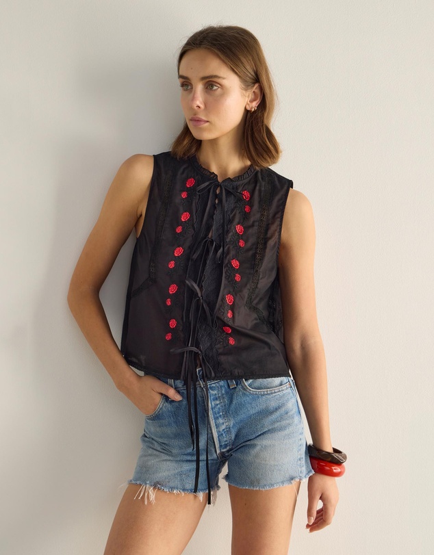 Auguste The Label - Bellamy Embroidered Blouse