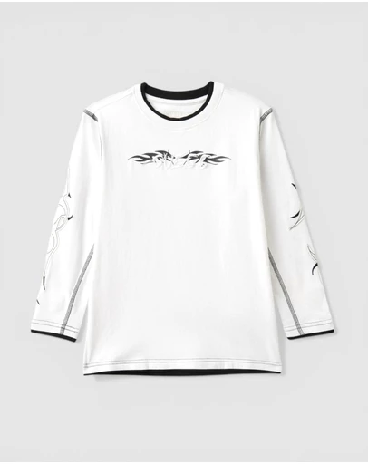 GUESS - Oversized Long Sleeve T-Shirt