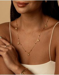 Wanderlust + Co - Daisy Multi Gold Body Chain