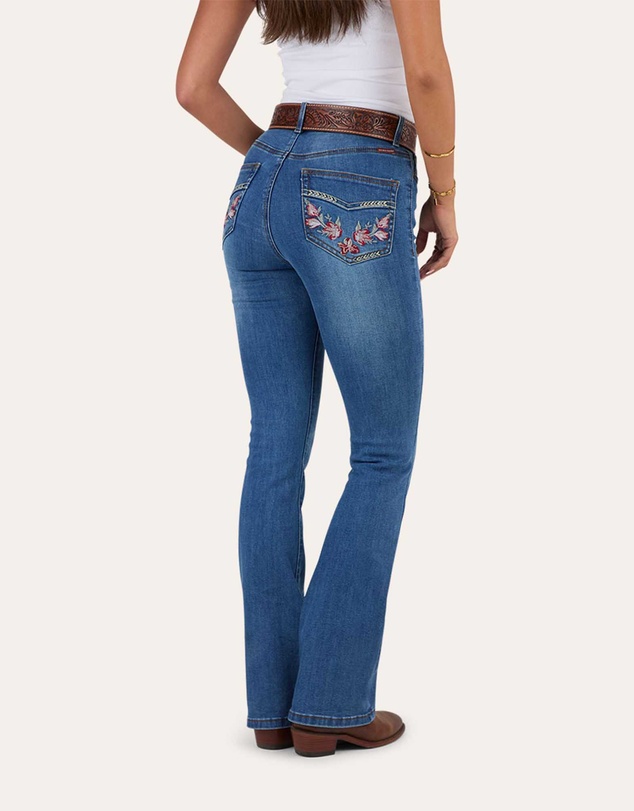 Ringers Western - Penny Rodeo Womens High Rise Bootleg Jean