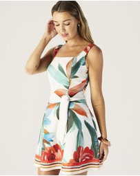 MOS The Label - Fiorina Print Mini Dress