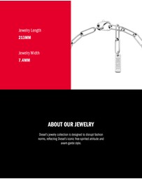 Diesel - Silver-Tone Bracelet
