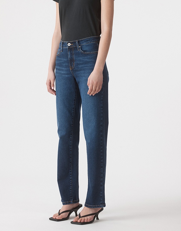 Outland Denim - Elise Mid Straight Jeans