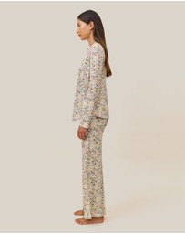 Papinelle - Meribel Organic Cotton Knit Long Sleeve Tee and Wide Leg Pant