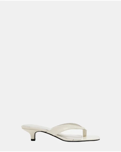 Steve Madden - Tracie White Croc Heels