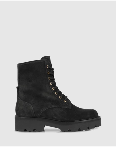S by Sempre Di - Jayan Lace-up Boots