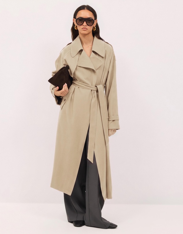 Calli - Karise Relaxed Trench Coat