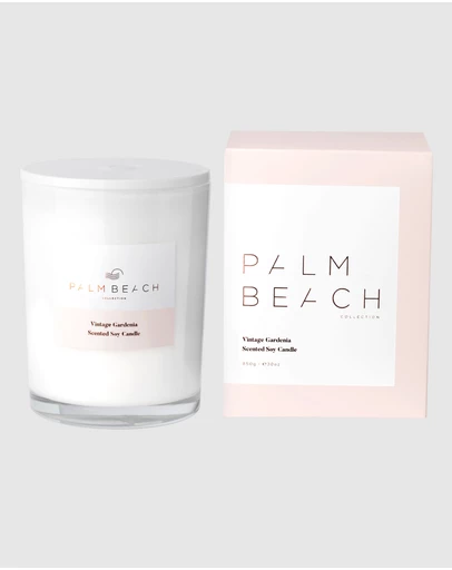 Palm Beach Collection - Vintage Gardenia Scented Soy Candle 850g
