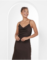 Pilgrim - Lily Cowl Back Gown