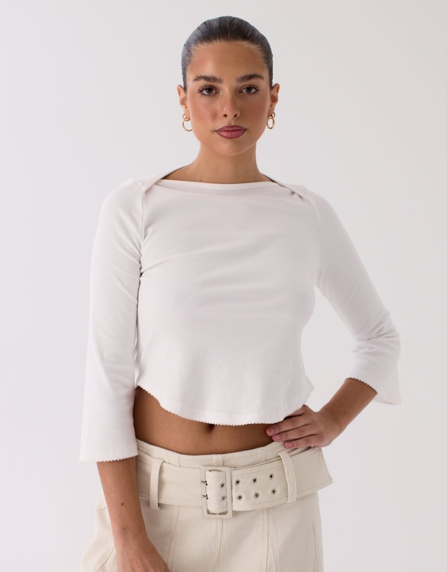 Style Addict - Lola Top - White