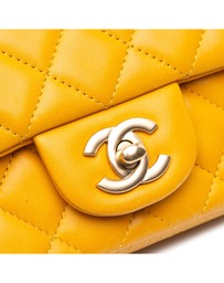 Pre-Loved by Azura Reborn - Pre-Loved Mini Rectangular Classic Lambskin Single Flap