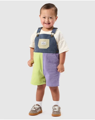 Goldie + Ace - Colour Pop Burton Overalls - Babies-Kids