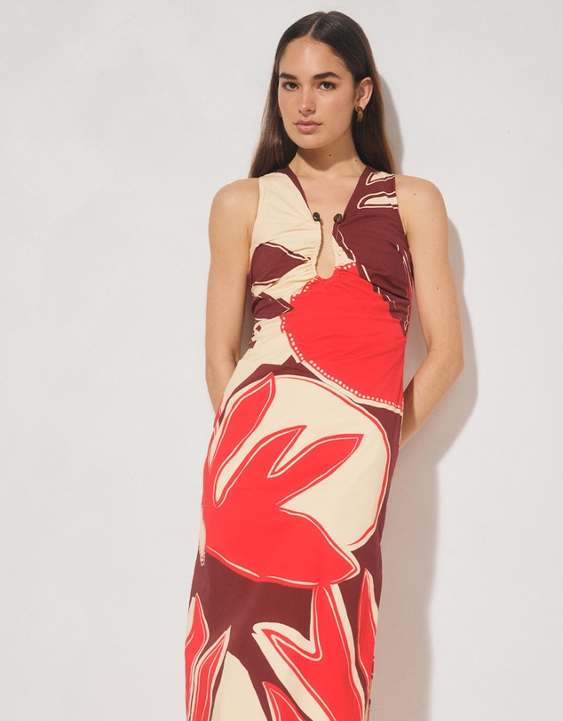 MON RENN - Sundrop Palms Maxi Dress