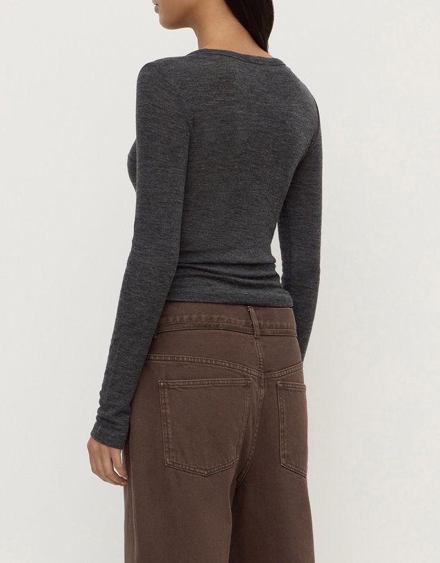 Assembly Label - Nora Merino Wool Henley Top