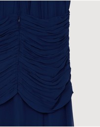 Revibe - Repaired Shona Joy Romy High Neck Maxi Dress - AU 14
