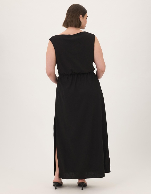 Atmos&Here Curvy - Sofia Linen Blend Maxi Dress