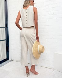 Esther & Co - Lizzo Pants - Oatmeal