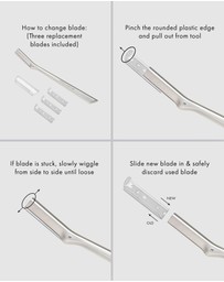 Tweezerman - Facial Razor Replacement Blades