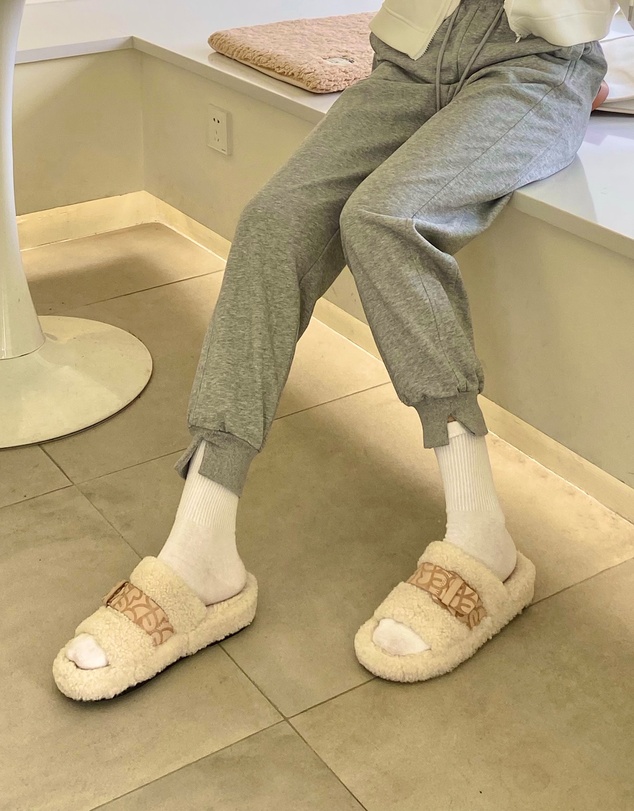 EVERAU - EverAU Ugg Croft Wool Upper Sandals