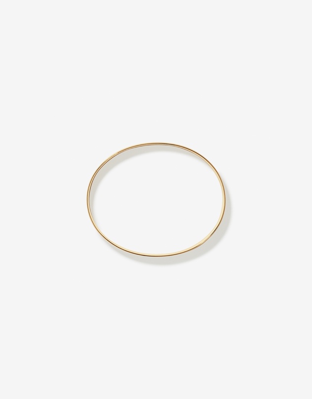 Michael Hill - Wide Oval Bangle in 18kt Gold Vermeil
