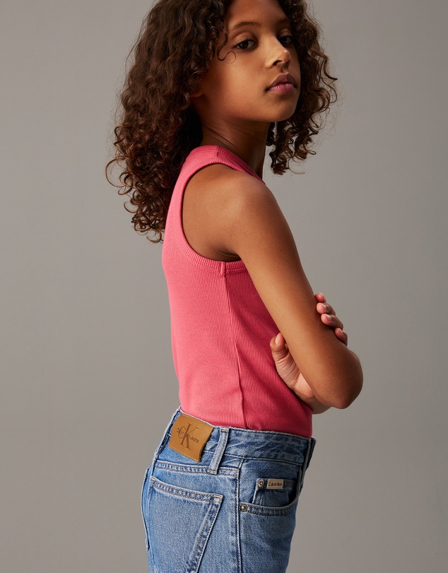 Calvin Klein Jeans - Girls Relaxed Wide Leg Jeans