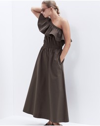 UNISON - Oxford Ruffle Dress