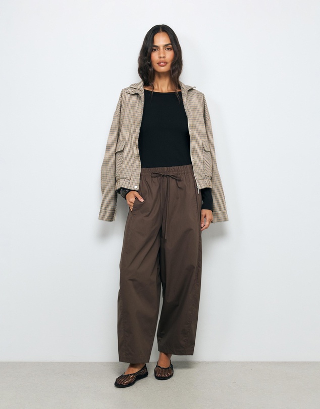 AERE - Sara Long Sleeve Rib Top