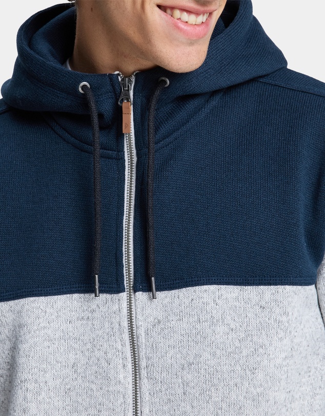 Quiksilver - Mens Keller Block Zip Up Hoodie