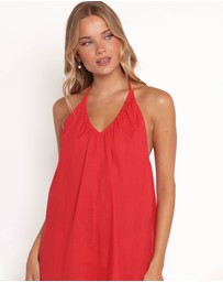 Petal & Pup - Renata Halter Playsuit - Red