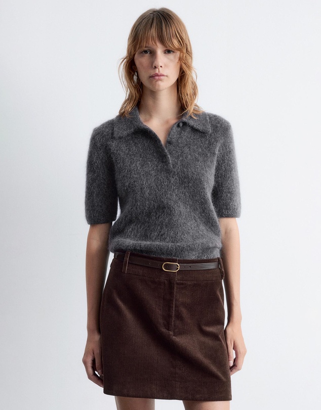 & Other Stories - Brushed Knit Polo T-Shirt
