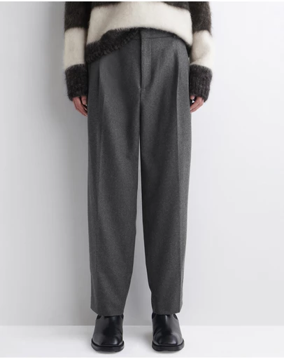 COS - Pleated Wool Relaxed-Fit Straight-Leg Trousers