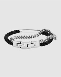Fossil - Vintage Casual Silver Tone Bracelet