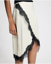 Lover - Thea Lace Trim Wrap Skirt