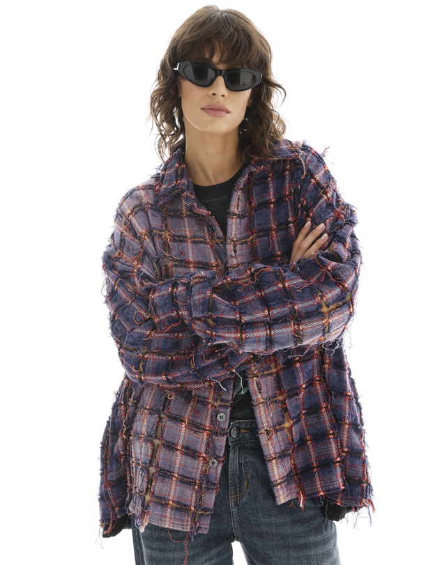 THE TALES - Check Flannel Bonded Jacket