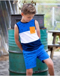 B.Nosy - Sunglasses Print Shorts - Kids-Teens