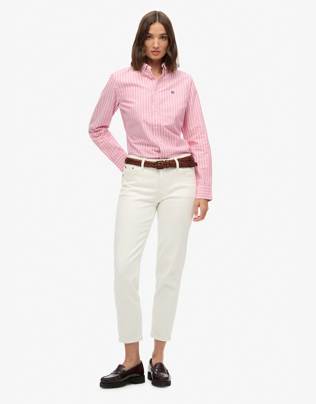 Superdry - Slim Oxford Long Sleeve Shirt
