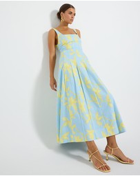 Pasduchas - Soleil Panelled Midi Dress