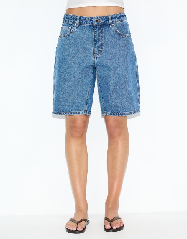 Dazie - Porto Low Rise Denim Jorts
