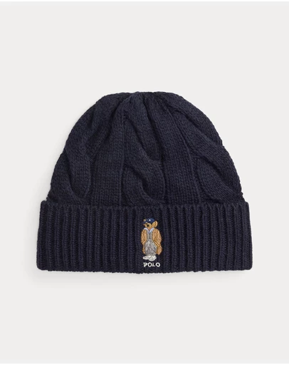 Polo Ralph Lauren - Polo Bear Cable Wool-Blend Beanie