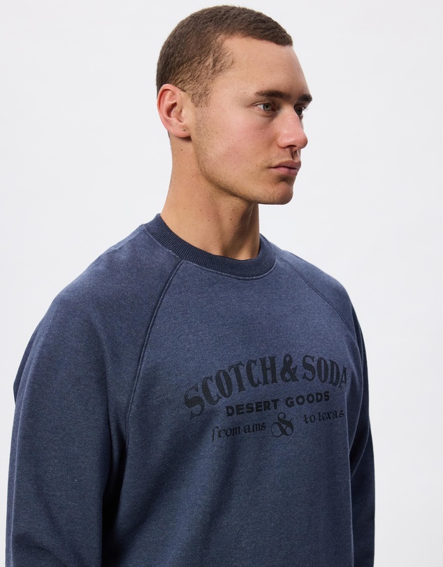 Scotch & Soda - Front Artwork Relaxed-Fit Sweatshirt