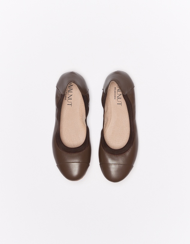 Walnut Melbourne - Ava Leather Ballet