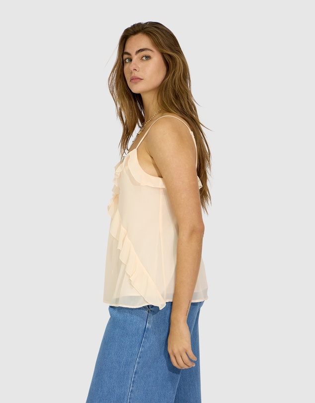 Belle & Bloom - Milkshake Ruffle Cami