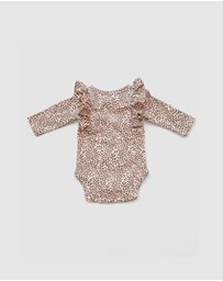 WITH LOVE FOR KIDS - Shimmy Long Sleeve Onesie - Babies