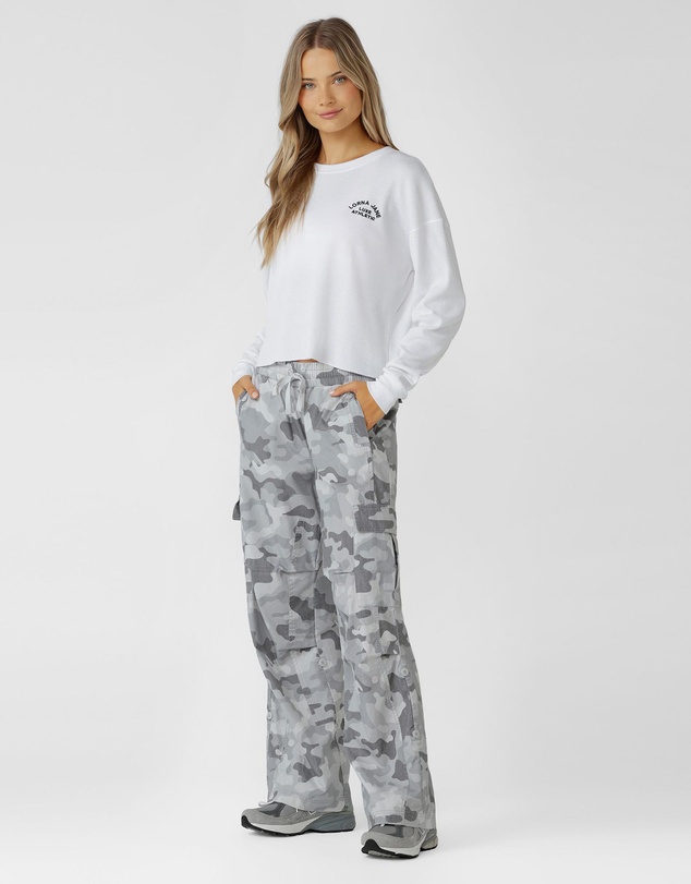 Lorna Jane - Lotus Waffle Long Sleeve Top