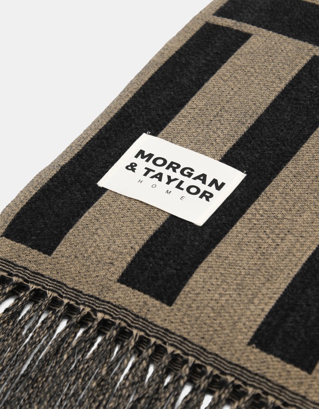 Morgan & Taylor - Anise Throw Blanket in Black