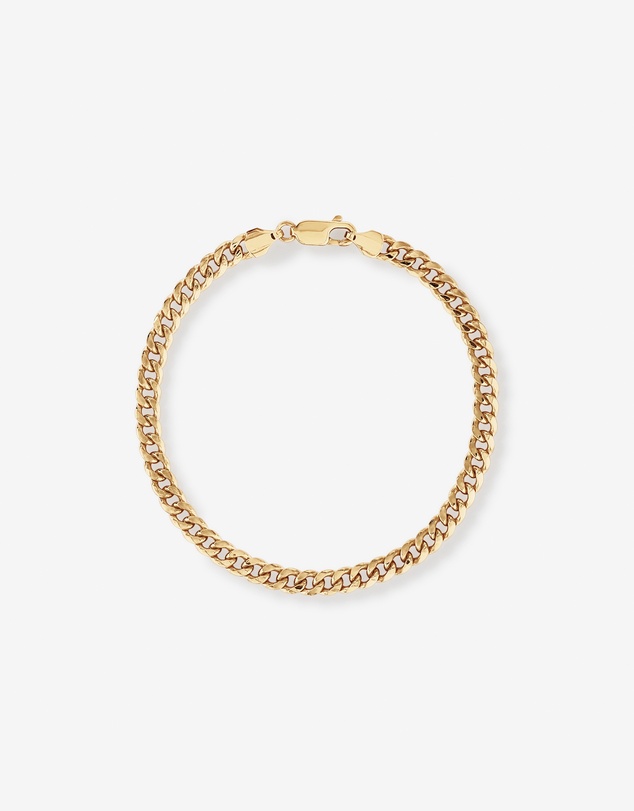 Michael Hill - 19cm (7.5”) Miami Curb Bracelet in 10kt Yellow Gold