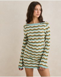 Rhythm - Whispering Tides Knit Mini Dress