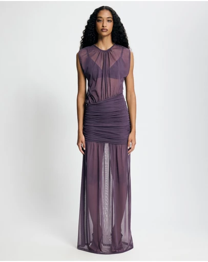 Lover - Marchesa Mesh Maxi Dress
