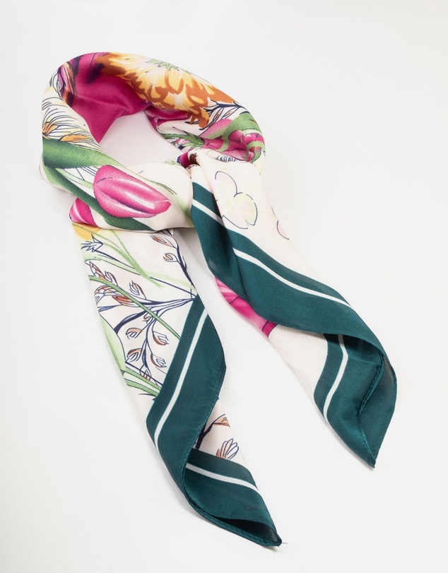 Lovisa - Multicoloured Flower Fabric Orchid Scarf