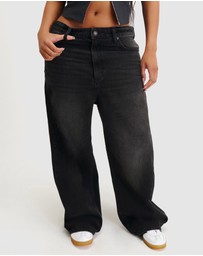 Cotton On - Curvy Low Super Baggy Jeans